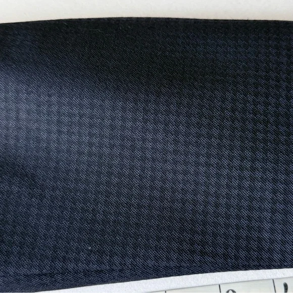 Matthew Adams Dolan Virgin Wool Gingham Blazer/Navy/Black/Small - Picture 6 of 16